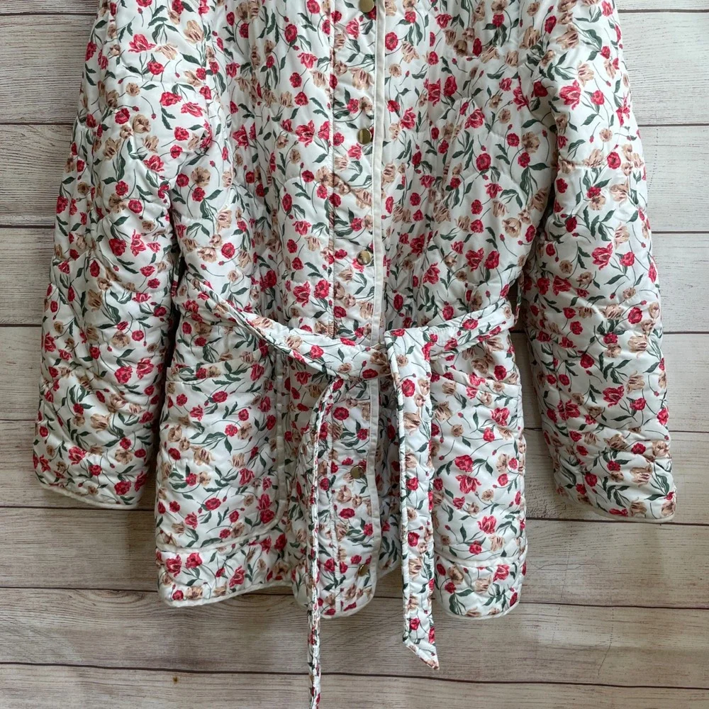 DRAPER‎ JAMES FLORAL QUILTED JACKET